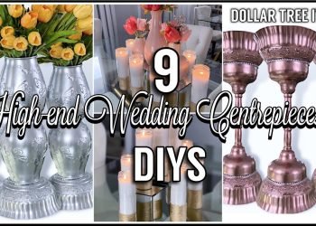 9 Stunning wedding centerpieces DIYs with DOLLAR TREE items!