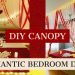 DIY Bed CANOPY using Streamers | Unique Valentines Day Decoration Ideas | Anniversary Decor