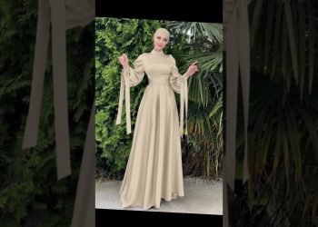 Recent Stand Collar Satin Dress Tunic With Puff Sleeves #shopping  #outfit #motivation #fashionhaul