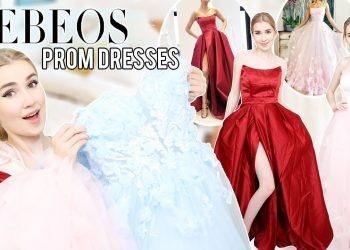TRYING ON HEBEOS PROM DRESSES… Again !!
