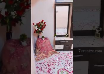 wedding night room decoration| first night room decoration| wedding first night room decoration