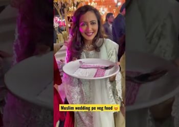 What I ate at a Muslim Wedding Reception ???? #shorts #garimasgoodlife