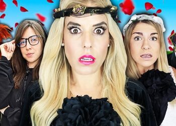 Giant Wedding at Hacker Fairy Tale Castle In Real Life to Rescue Maddie! Rebecca Zamolo