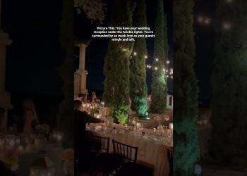 This intimate Bella Collina wedding is what dreams are fabricated from!