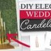 DIY Elegant Wedding Candelabra | Centerpiece Idea