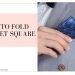 How fold a pocket square – Veil Events Wedding Planning Training Program