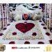 Most Beautiful Bridal Bed Decoration With Flowers||Wedding Decoration♥️@balloonsroomDecoration9919