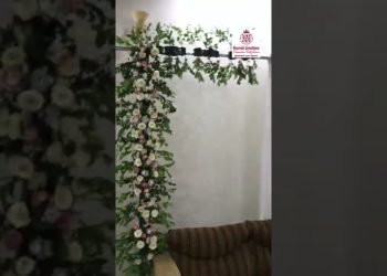 Nikkah decoration | Engagement decoration | backdrop | home decor ideas | fresh flower decoration