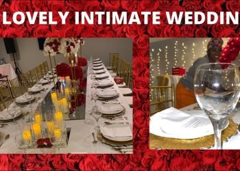 SMALL INTIMATE WEDDING | RED & GOLD WEDDING | WEDDING RECEPTION | DINNER WEDDING
