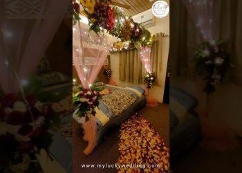 couple bedroom decor. wedding room decoration#shadi #shorts #ytshorts #viral #trending #wedding #fyp