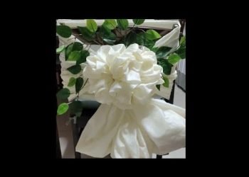 CHAIR DECORATION IDEAS FOR YOUR WEDDING TABLE SKIRTING TUTORIAL