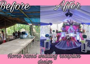 Home Based Wedding Reception Design | Vlog #4