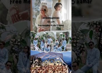 INTIMATE WEDDING ONLY 65 Juta