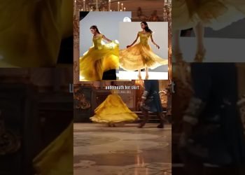 CGI in Disney Princess live motion dresses #disney #vfx
