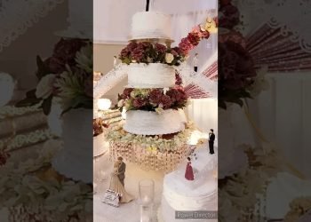 Royal wedding cake table decoration ideas #shorts