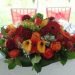 The best way to make a head table wedding flower arrangement
