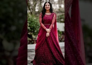 saree model gown 2022/latest model dress#Huafz creations.