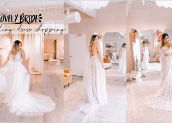 WEDDING DRESS SHOPPING AT LOVELY BRIDE | trying on boho dresses + I SAID YES TO THE DRESS!! ????