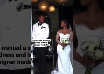 Bride wanted an easy wedding dress and she or he got this