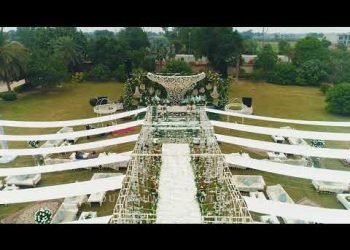 Outdoor Pakistani Wedding Reception Decoration ideas | Daylight Weddings in Pakistan