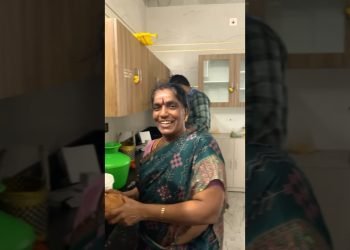 புது வீட்டுல முதல்முறையா சமைக்கிறோம்
