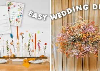 these are the straightforward wedding trends you'll need to DIY