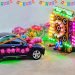 DIY Mini Wedding DJ Road Lights shaadi wala DJ | Creative DJ with Loading Truck Decoration At Home