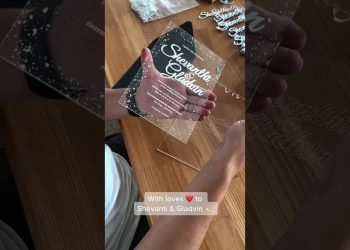Acrylic Wedding Invitation Assembly Process ????