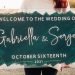 DIY CLEAR ACRYLIC WEDDING SIGN | Step-by-step! EASY WITH CRICUT Using Vinyl!