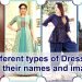 Several types of dresses with their names and pictures | wedding dressing ideas