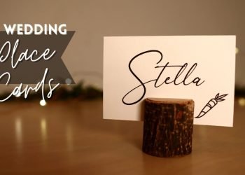 Cricut Wedding DIY | Place Cards w/ Meal Alternative #DIYwedding