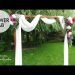 HOW TO DECORATE WEDDING ARCH | DIY WEDDING DECOR