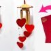 DIY Wind Chime/jhumar/Wall Hanging From waste wedding card at Home|Jhumar craft idea|DIY Room Decor