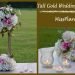 DIY Tall Geometric Gold Stand Modern Wedding Centerpiece| Tall Glam Centerpiece| DIY Tutorial