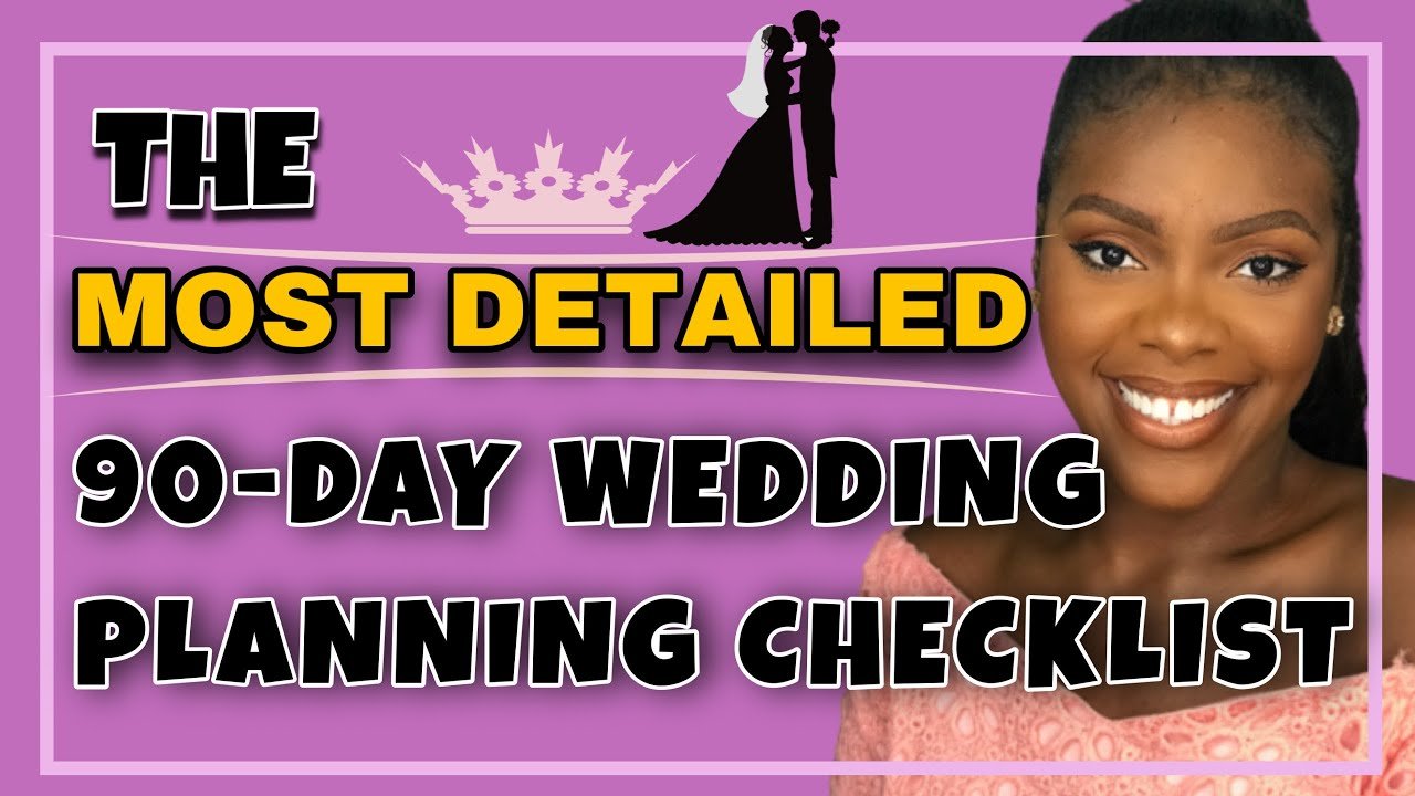 Detailed 3-months wedding planning timeline and checklist - Wedding ...