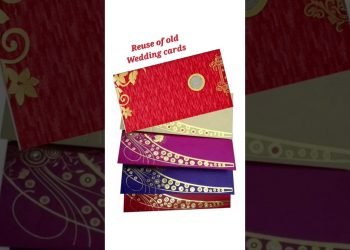 Wedding Cards Reuse Idea | Sagun Envelope #shorts #papercraft #hacks #envelope @doctorcrafty1980
