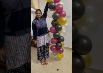 Aaj maine kiya birthday decore ☺️ kaisa lga?? #shorts #viral #shortsfeed #trending #cake #decoration