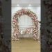 Pink Rose Gold Leaf Table Centerpiece Flower Ball Event Stage Stand Wedding #diy #backdrop #table