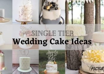 SINGLE TIER WEDDING CAKE IDEAS | PICTURESistic
