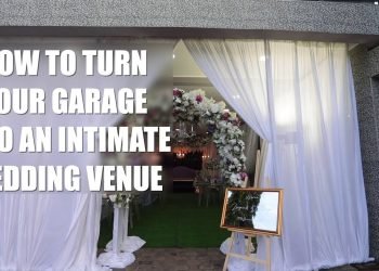 HOW TO TURN YOUR GARAGE INTO AN INTIMATE WEDDING VENUE