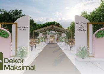 Intimate Wedding 3D Layout by Dekor Maksimal
