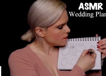 ASMR Wedding Planner Roleplay: Sketching The Floor Plan & Looking At Fabrics