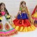 3 South indian bridal dress and Jewellery!Doll decoration with clothes