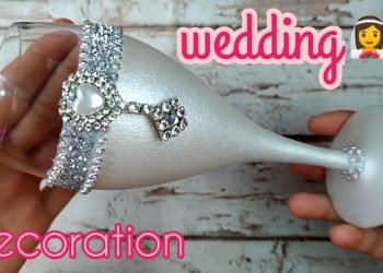 Wedding glass decoration | beautiful idea ⁦♥️⁩⁦♥️⁩DIY HOME