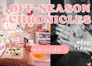 Off-Season Chronicles: Episode 1 // wedding planning, engagement photos, punch needle, workouts…