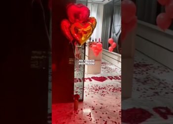 Romantic Room Decoration for Wedding Night, First Night Bedroom Decor #short