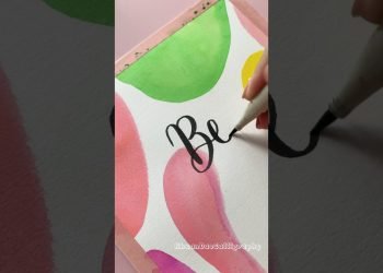 Lettering artwork ???? Calligraphy Motivation Quotes #nhuandaocalligraphy #lettering #shorts