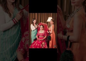 Rubina dilaik sister rohini dilaik wedding #trendingshorts #viralvideo #weddingdress