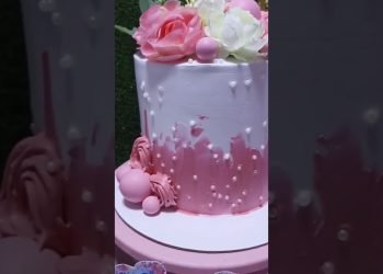 1tier Wedding Cake for an intimate Wedding