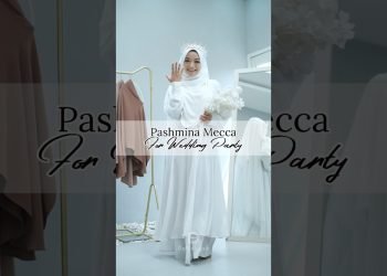 Siapa pengenya Menikah Intimate Wedding? ini Tutorial Pasmina Untuk Akad